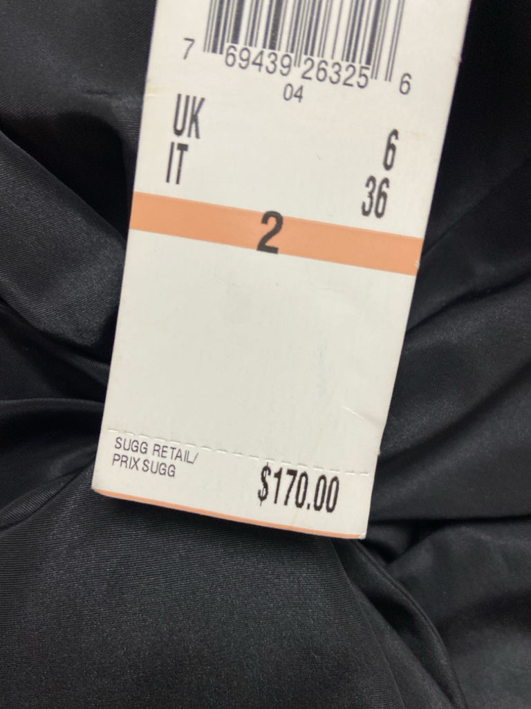 NWT Anne Klein Size 2 Black Sleeveless Ladies Dress