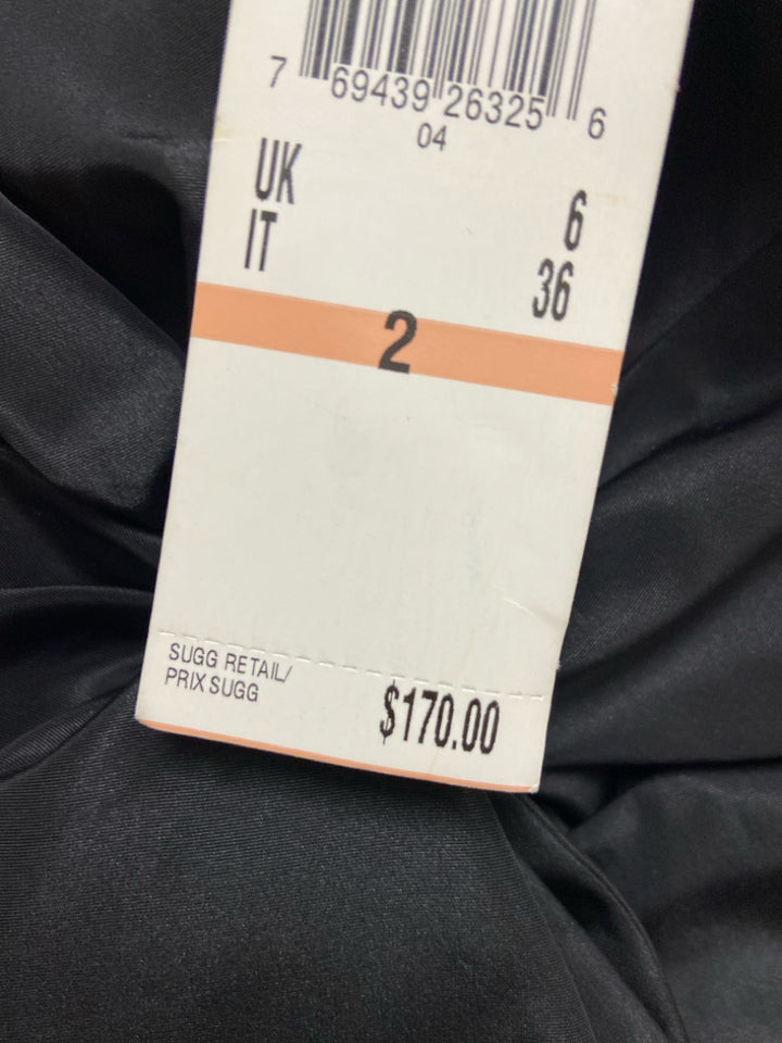 NWT Anne Klein Size 2 Black Sleeveless Ladies Dress