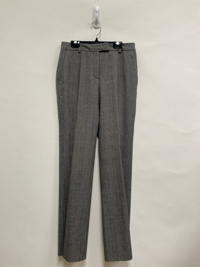 Brooks Brothers Size 4 Cream/Black Houndstooth Wool Ladies Pants