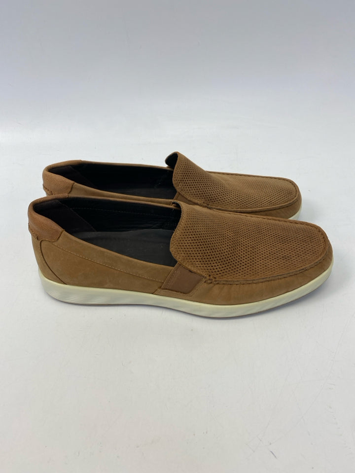 NWOT Ecco Size 46 Brown Perforated Men&