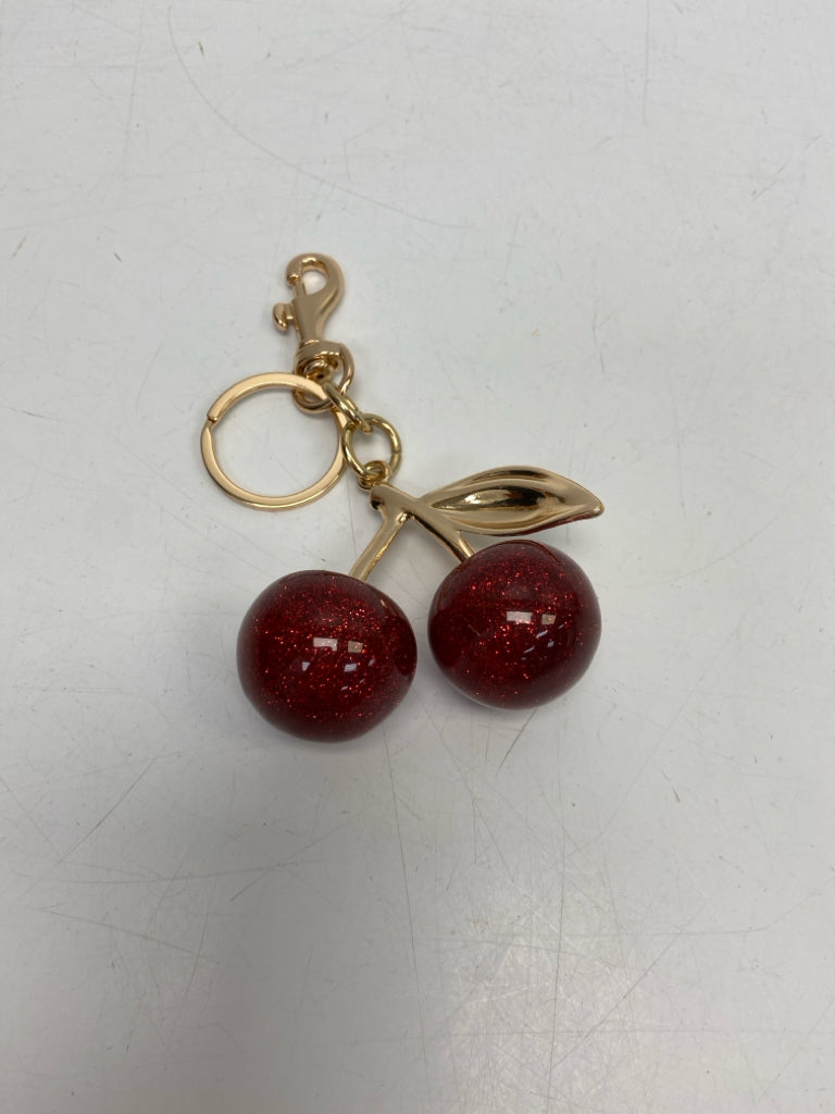 Gold Red Keychain