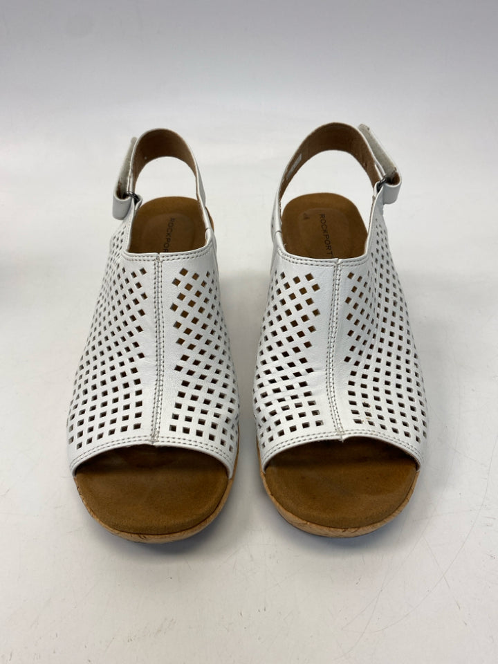 Rockport  Size 7.5 White Perforated Sandals