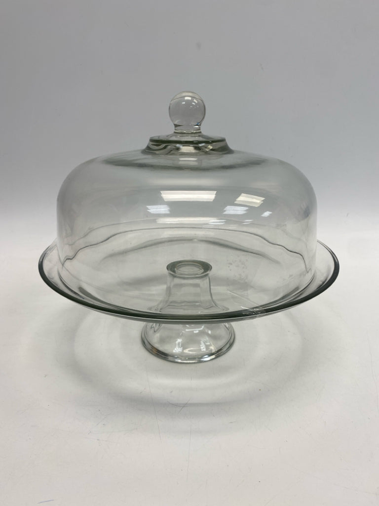 Clear Glass Cake Plate/Stand