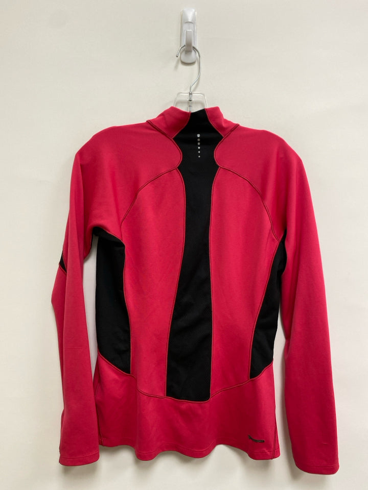 North Face Size M Pink Black Pullover Athletic Top