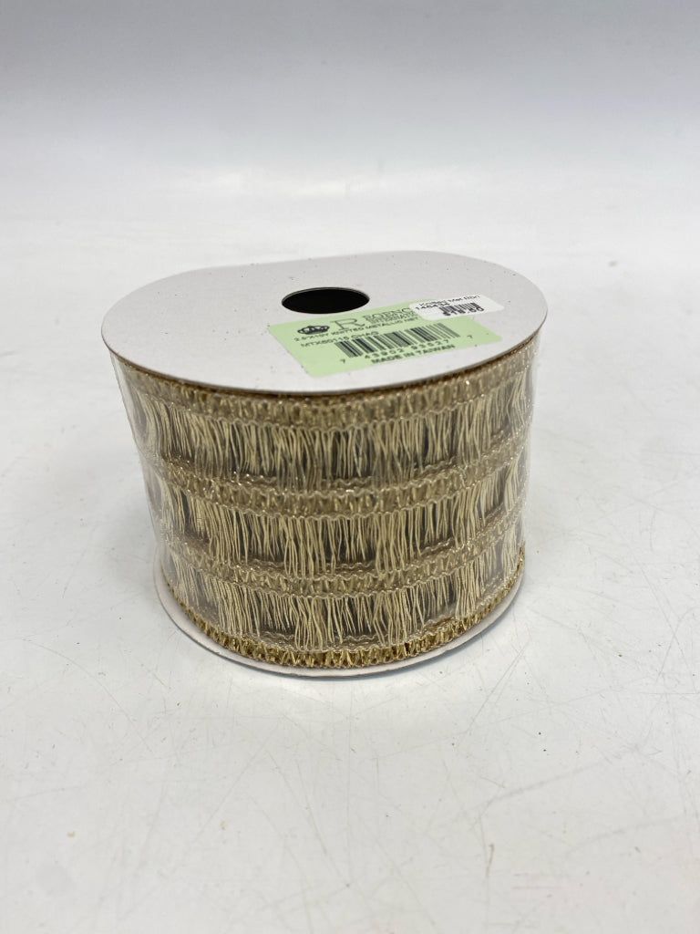 Gold Ribbed Christmas