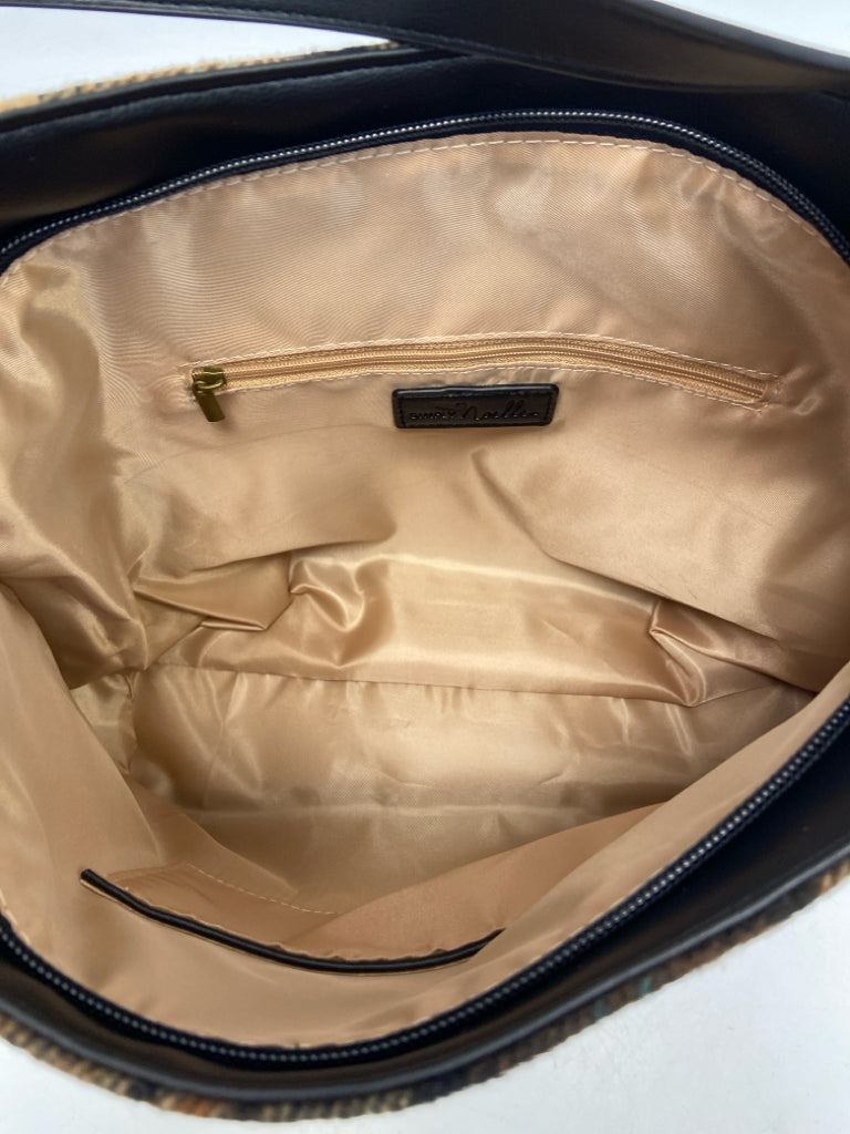 Simply Noelle Brown Tan Plaid Handbag