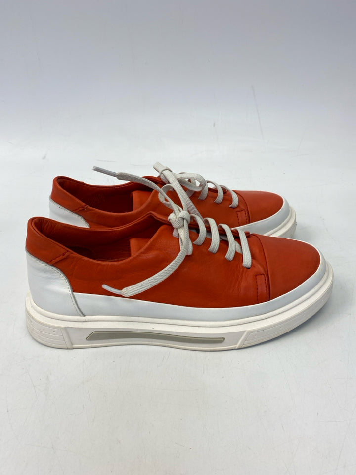 Spring Step EU Shoe Size 38 Burnt Orange Lace-up Sneakers