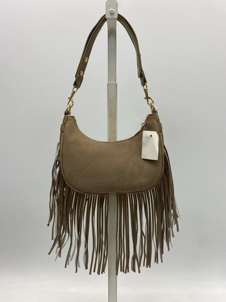 NWT Brown Fringe Handbag