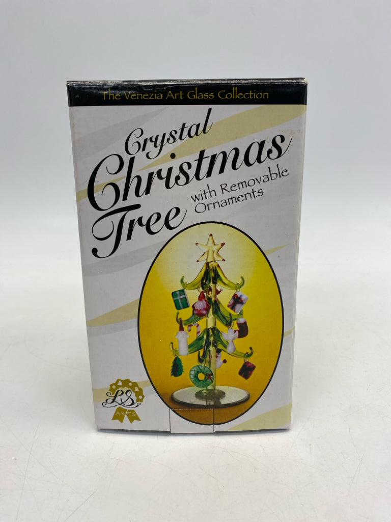 Green Multi Color Crystal Christmas