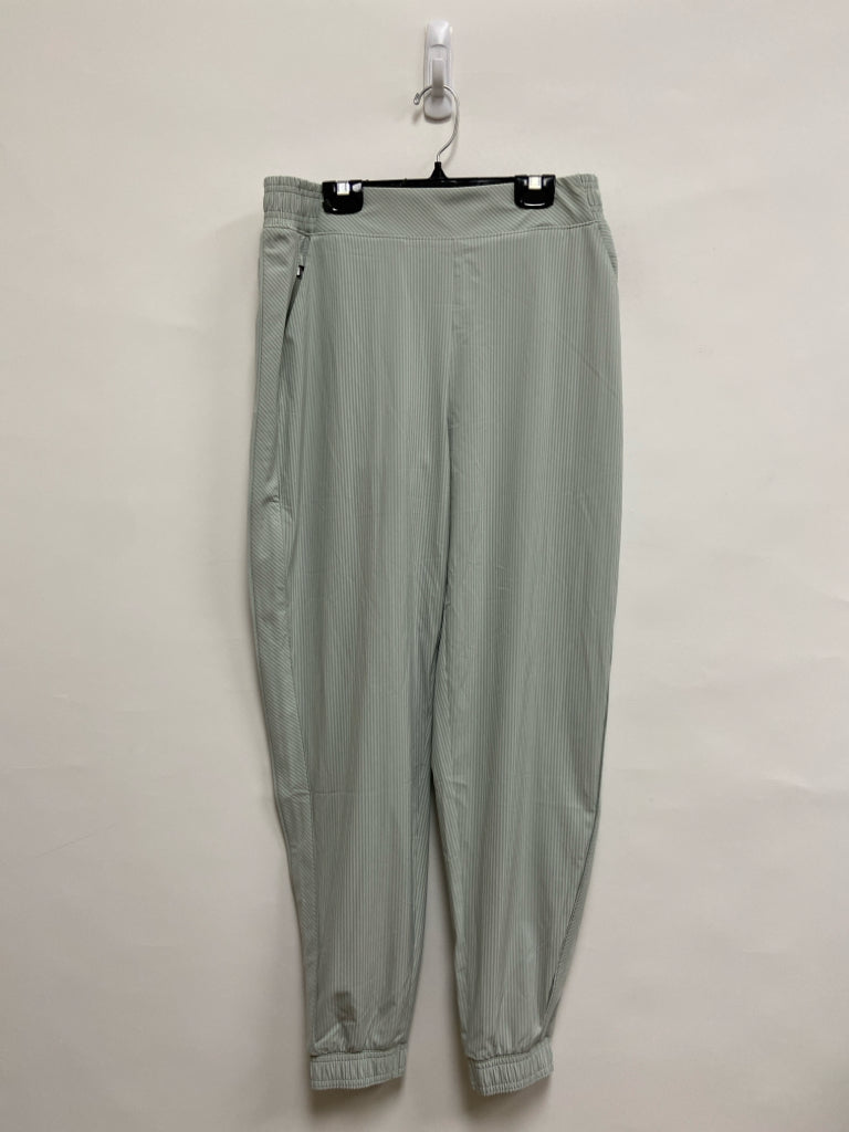 Athleta Size 10 Sage Striped Athletic Pants
