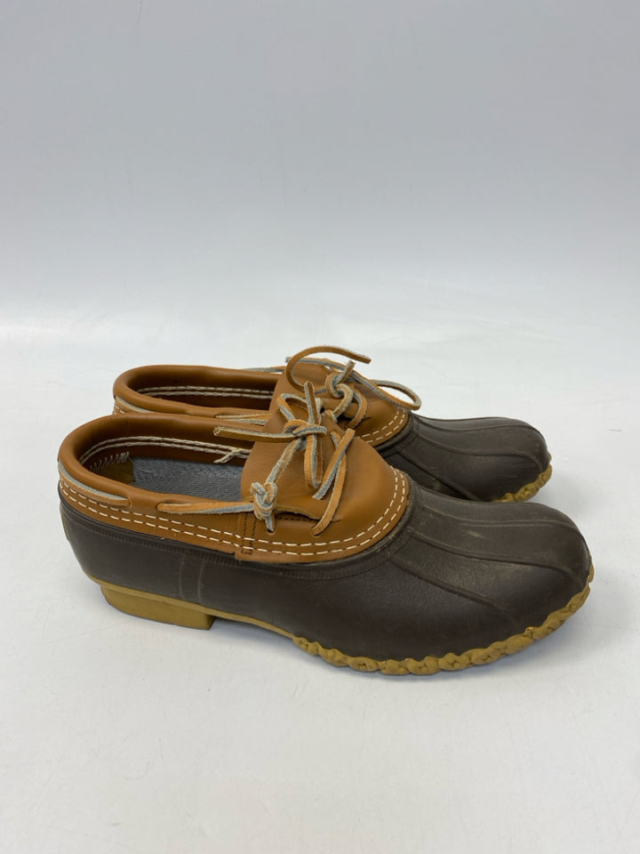 L L Bean  Size 7 Dark Brown Rubber Boots