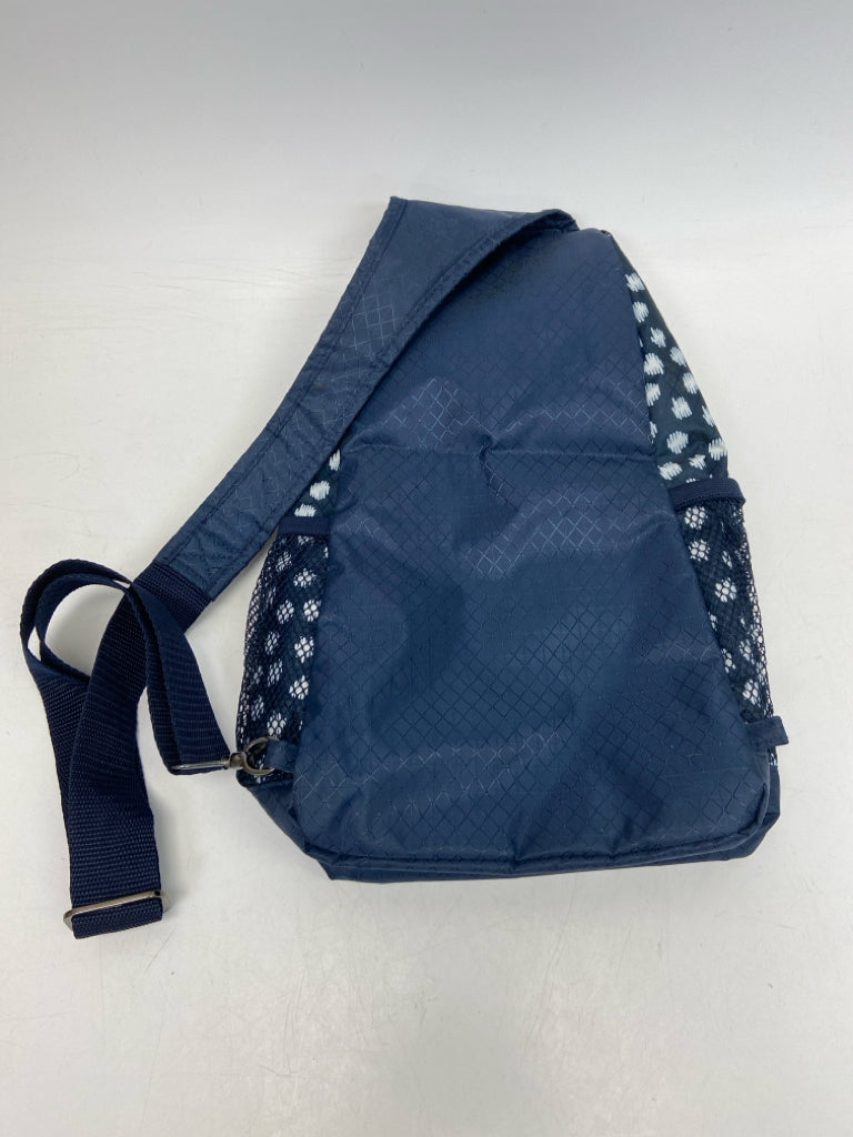 Thirty-One Navy White Nylon Handbag