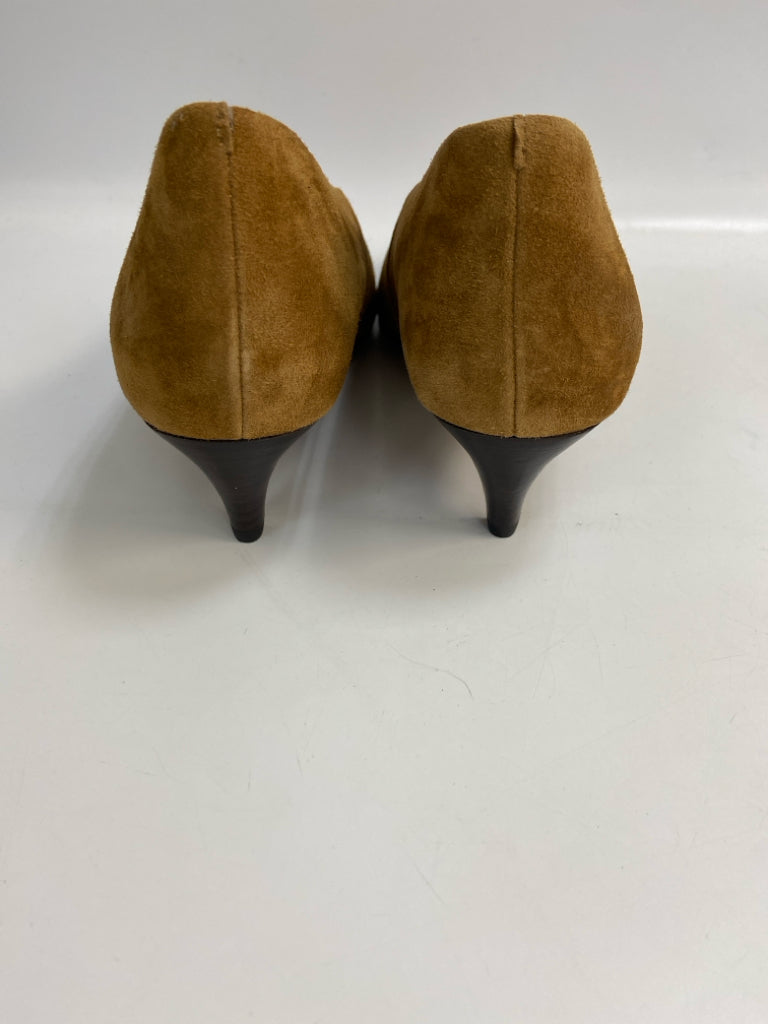 Madewell US Shoe Size 10 Chestnut Suede Heels