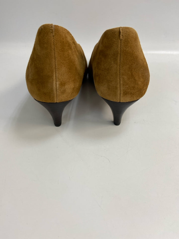 Madewell US Shoe Size 10 Chestnut Suede Heels