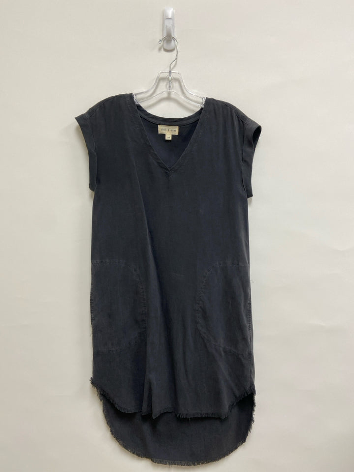 Cloth &amp; Stone Size XS Charcoal Pocket(s) Tencel Ladies Dress