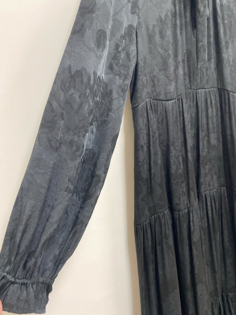 Maeve Size M Black Iridescent Maxi Ladies Dress