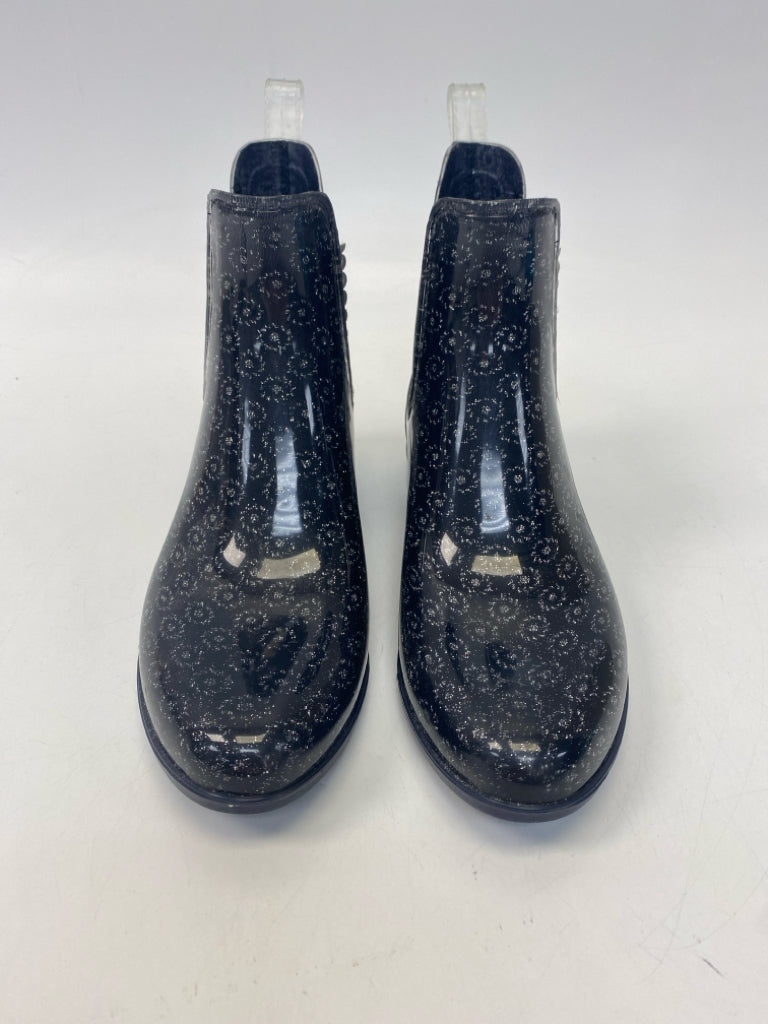Jack Rogers  Size 8 Dark Navy Glitter Boots