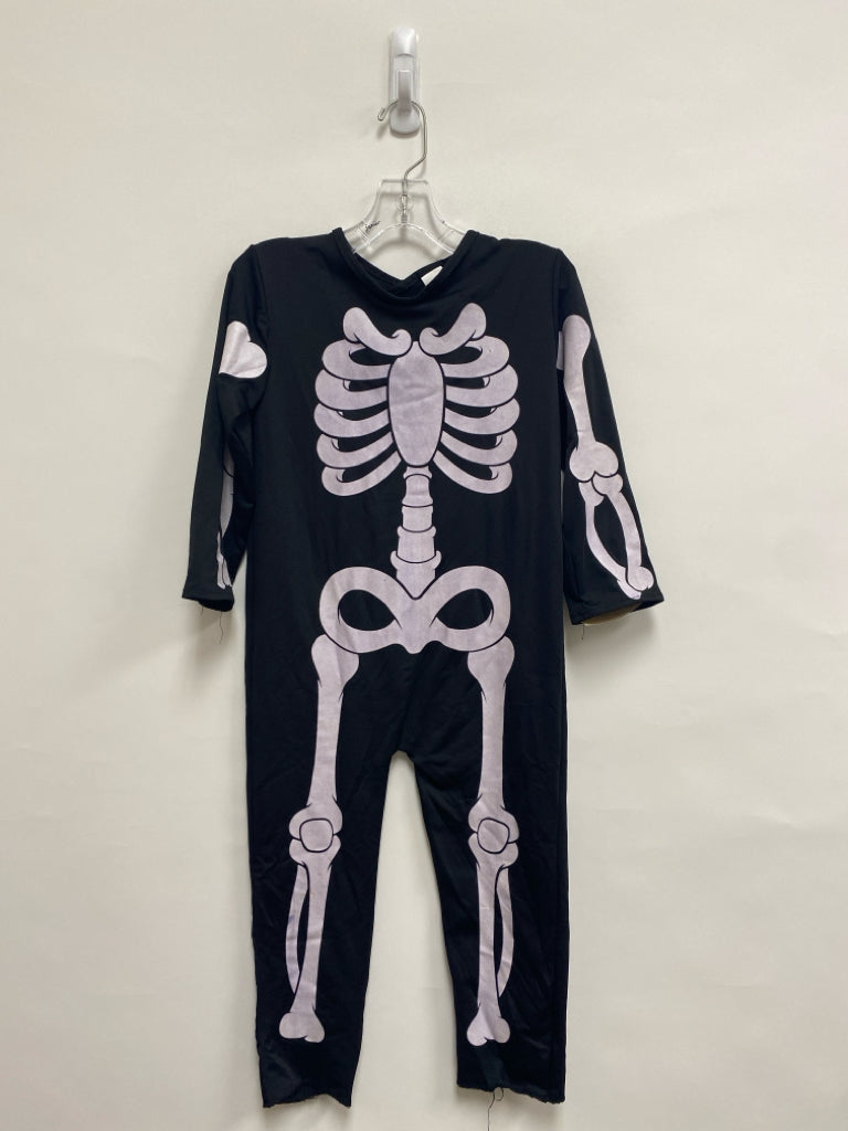 SIZE S Black White Skeleton Boy&