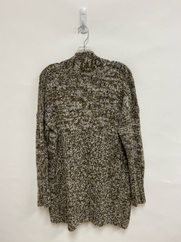 Michael Stars Size XS Green/White Navy Mottled Drape Ladies Sweater