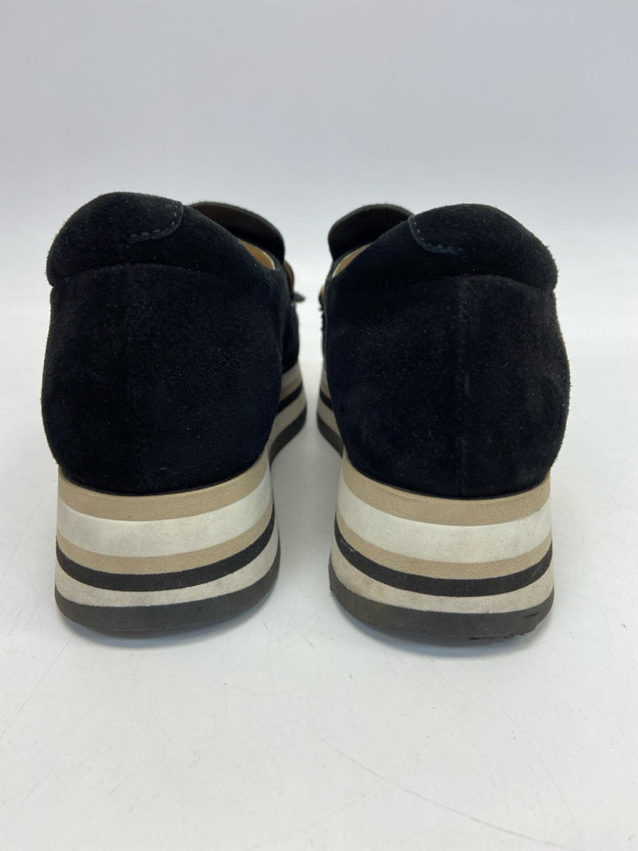 SOFTWAVES  Size 39 Black Perforated Sneakers