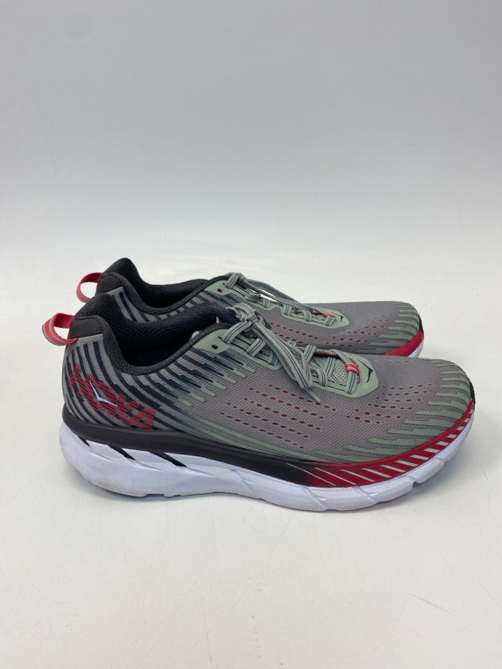 Hoka  Size 11 Green Raspberry Lace-up Sneakers
