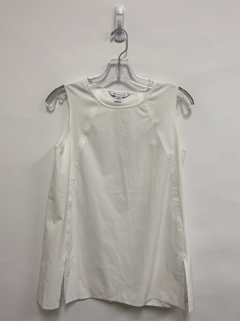 Athleta Size XS White Sleeveless Ladies Top