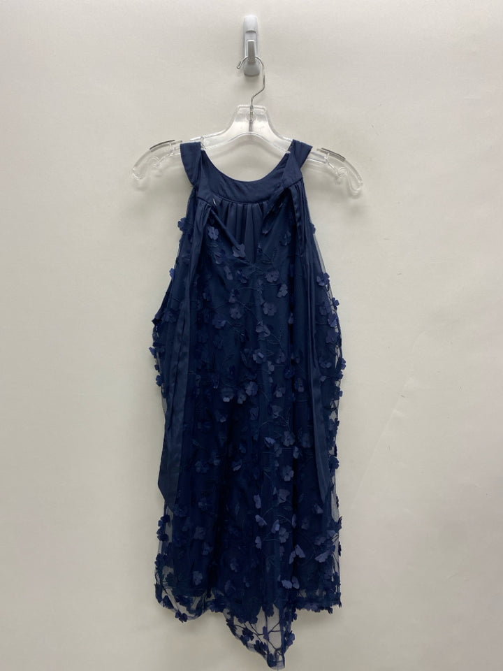 NWT Umgee Size M Navy Applique Sleeveless Ladies Dress