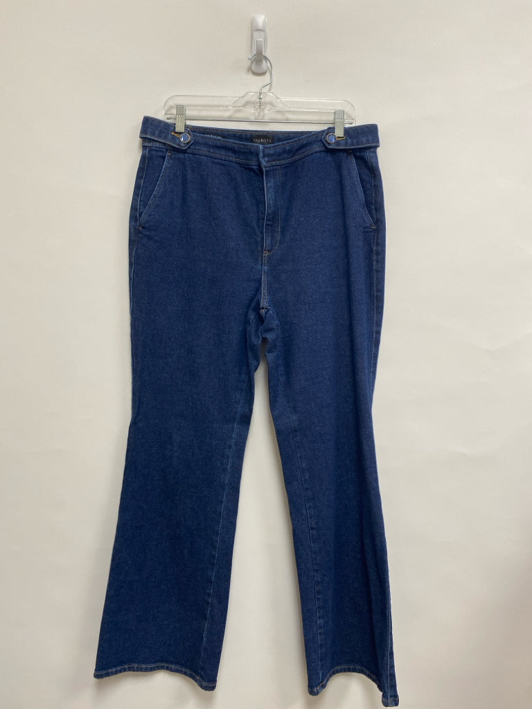 Talbots Size 12 Dark Blue Jeweled Denim Ladies Jeans