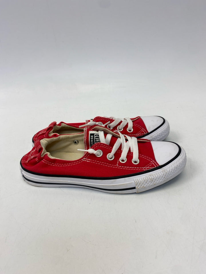 Converse  Size 6.5 Red Sneakers