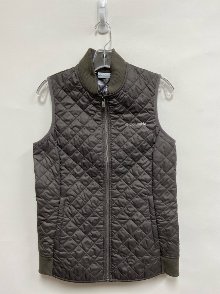 Columbia Size S Charcoal Quilted Ladies Vest