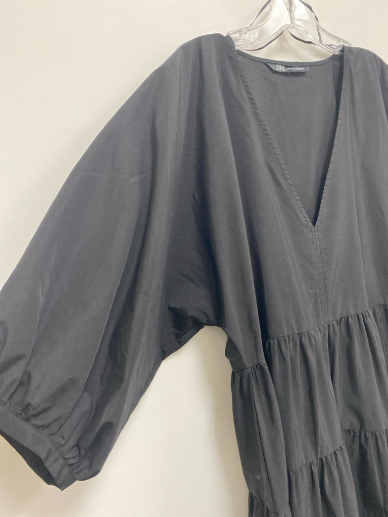 Zara Size S Black Maxi Ladies Dress