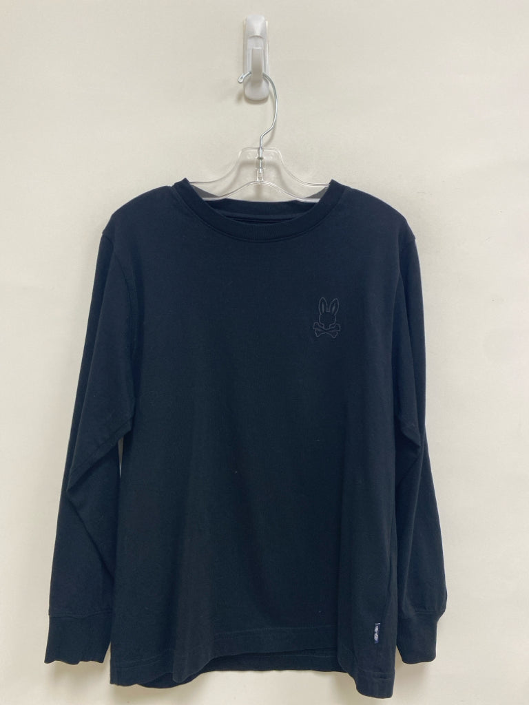 Psycho Bunny SIZE 14/16 Black Long Sleeve Tee Boy&