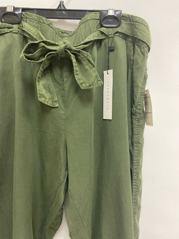 NWT Sanctuary Size L Dark Green Pull-on Ladies Pants