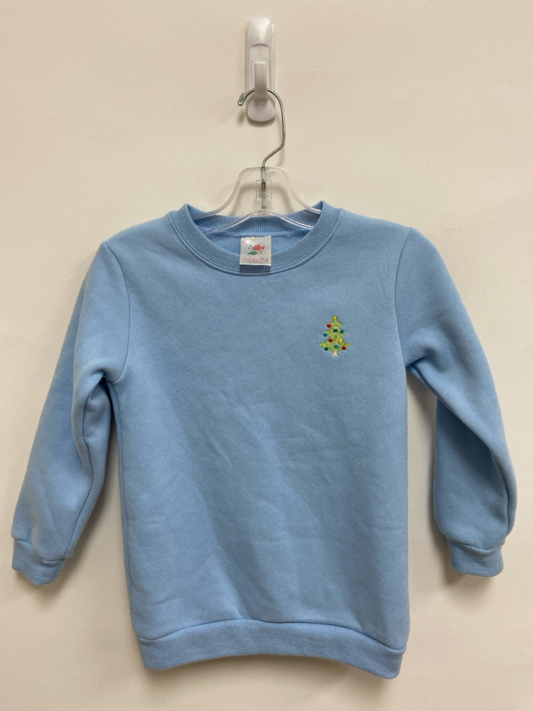 stitchy fish SIZE 5 Powder Blue Green Tree(s) Girl&