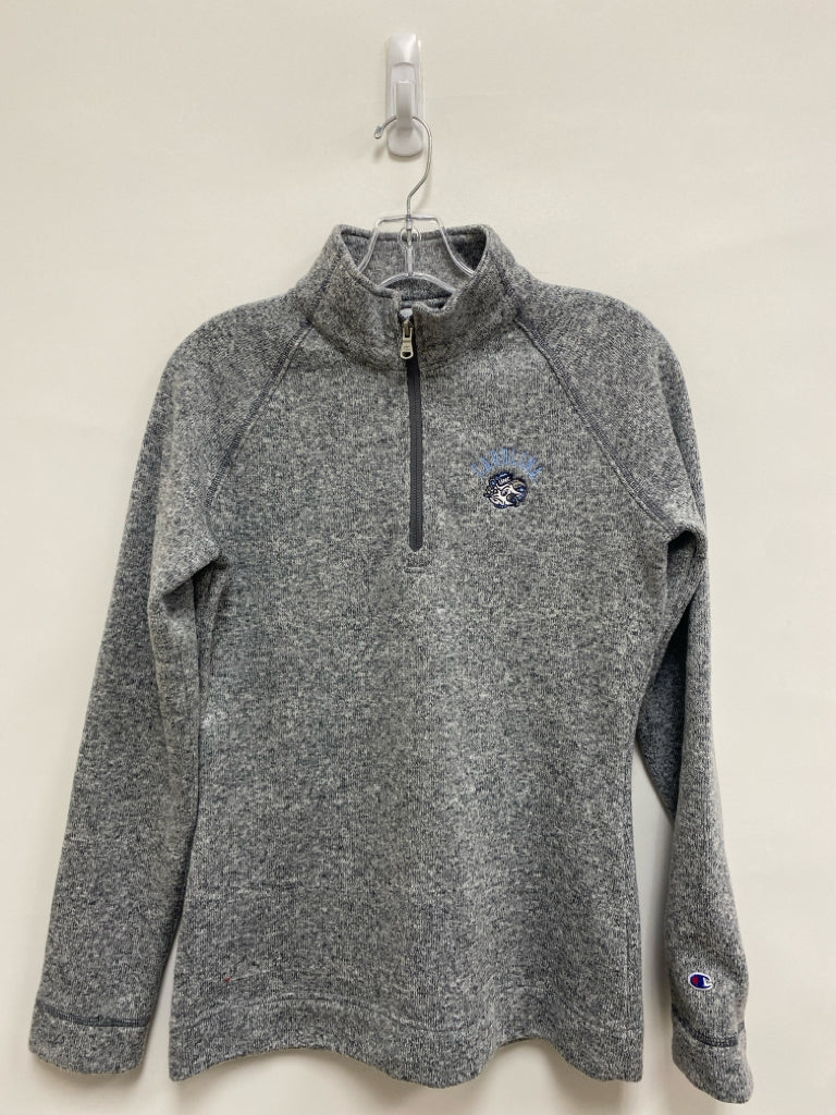 Champion Size S Gray Heather Quarter Zip Ladies Sweater