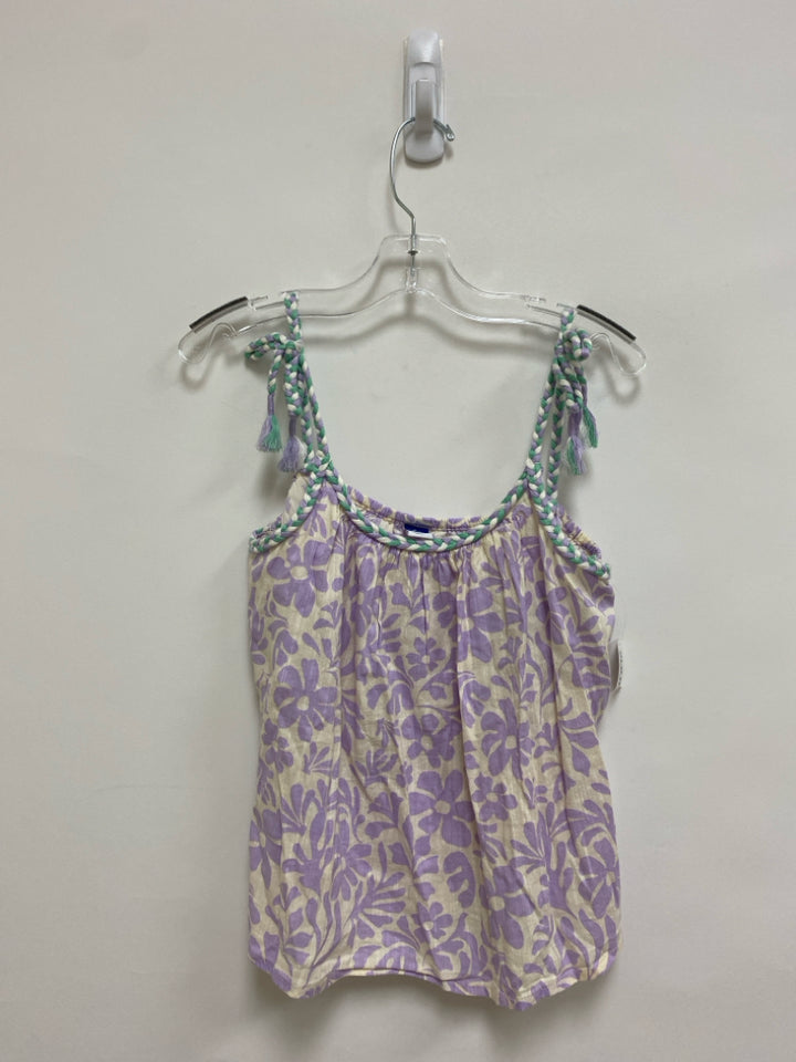 NWT Old Navy SIZE 10/12 White Purple Floral Girl&