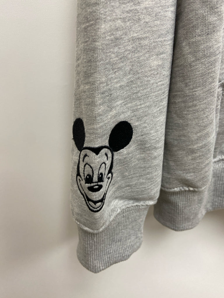 NWT Disney Size XL Gray White Peace Sign Hooded Ladies Sweatshirt