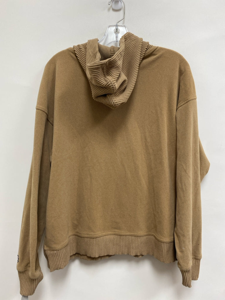 Champion Size M Brown Cowl Neck Hooded Athletic Top