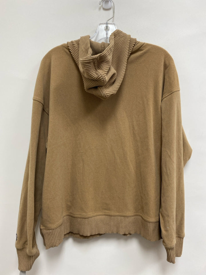 Champion Size M Brown Cowl Neck Hooded Athletic Top