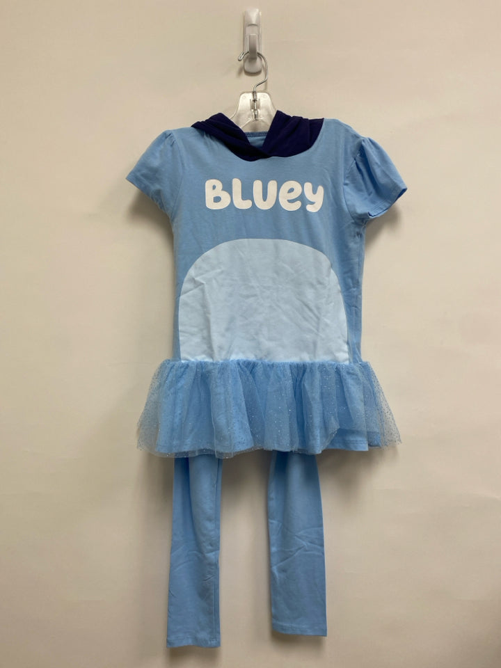 SIZE 7/8 Powder Blue Navy Girl&