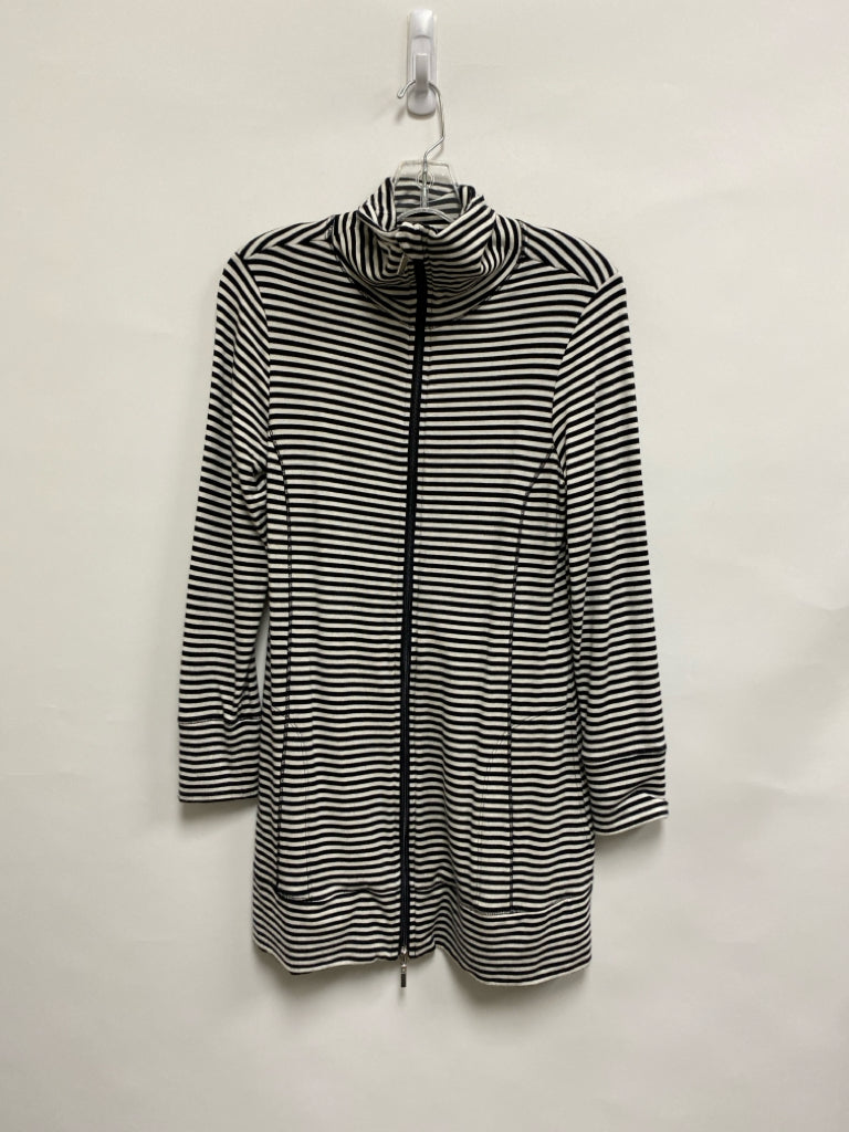Soma Size S White Black Striped Ladies Jacket