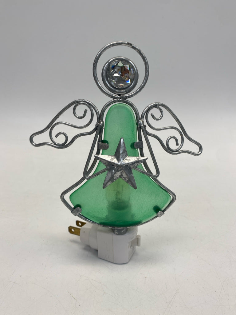 Silver Green Metal Christmas