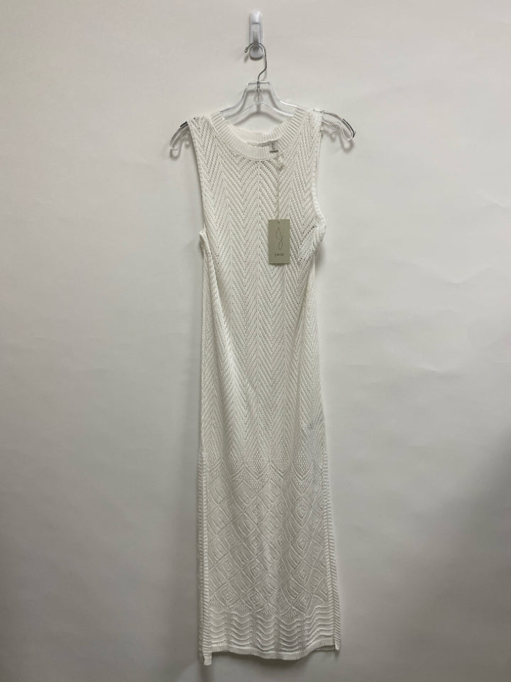 NWT Joie Size L White Maxi Knit Ladies Coverup