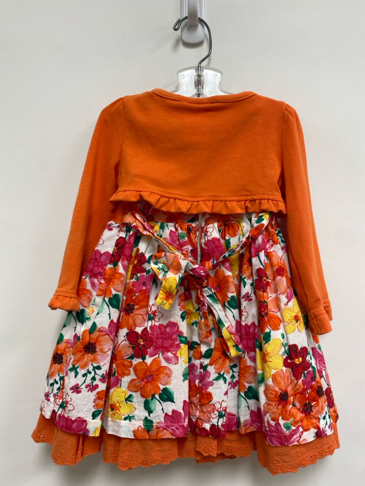 Nanette Lepore SIZE 24M Orange/White Pink/Yellow Floral Girl&