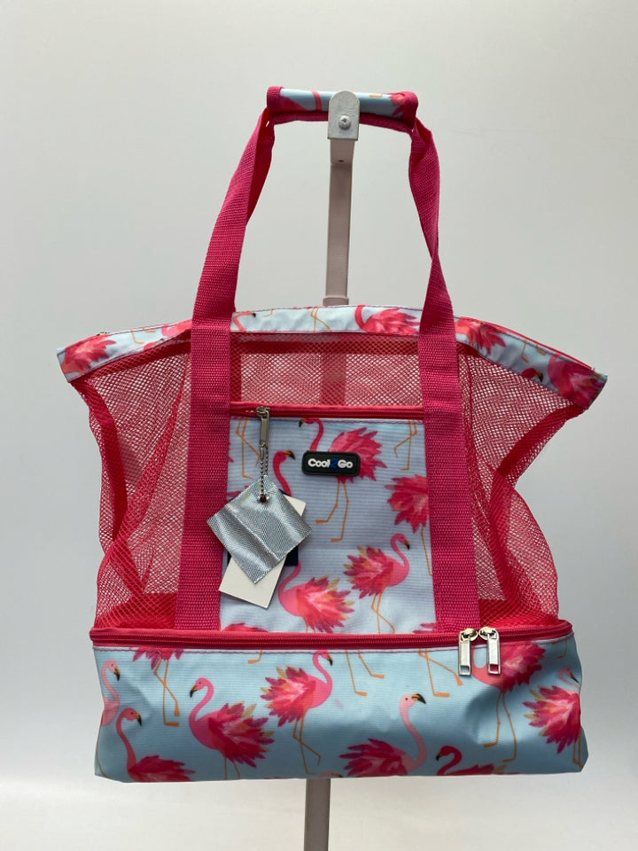 NWT Pink Blue Flamingo Misc. Kitchen