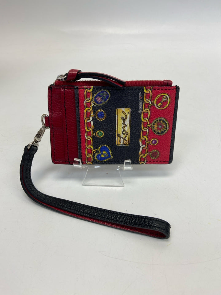 Brighton Red/Black Multi-Color Wristlet