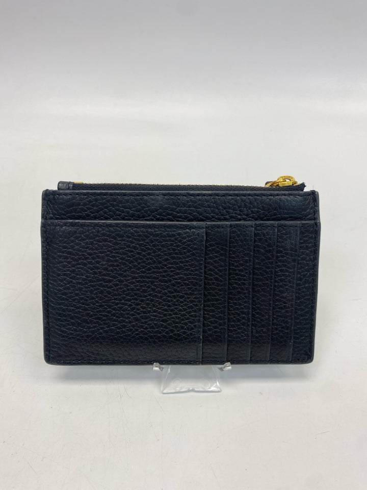 Tory Burch Black Gold Logo Wallet