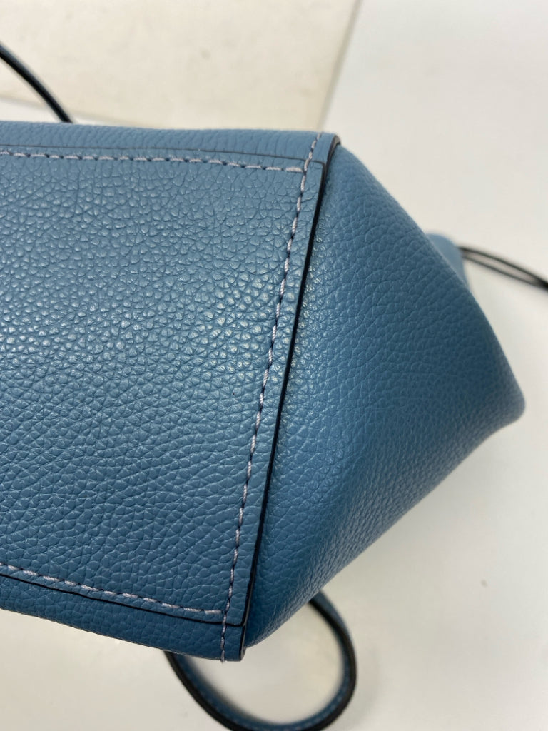 Coach Blue Turnlock Chain Tote 57107