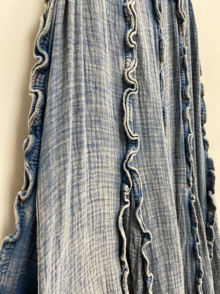 Oli &amp; Hali Size S Faded Blue Sleeveless Gauze Ladies Dress