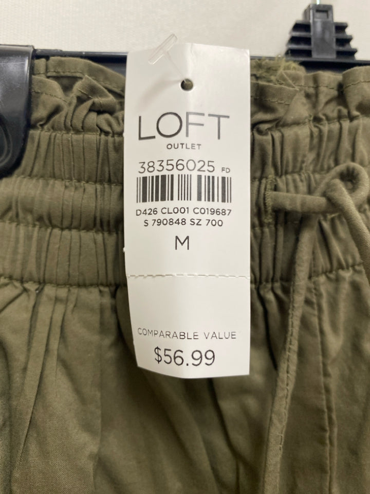 NWT LOFT Size M Dark Olive Pull-on Ladies Shorts
